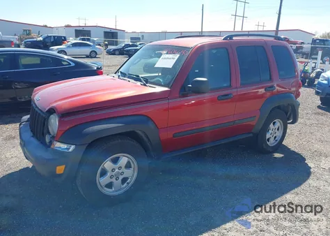 2006 Jeep Liberty Sport из США, поврежденный, VIN 1J4GK48K76W228440